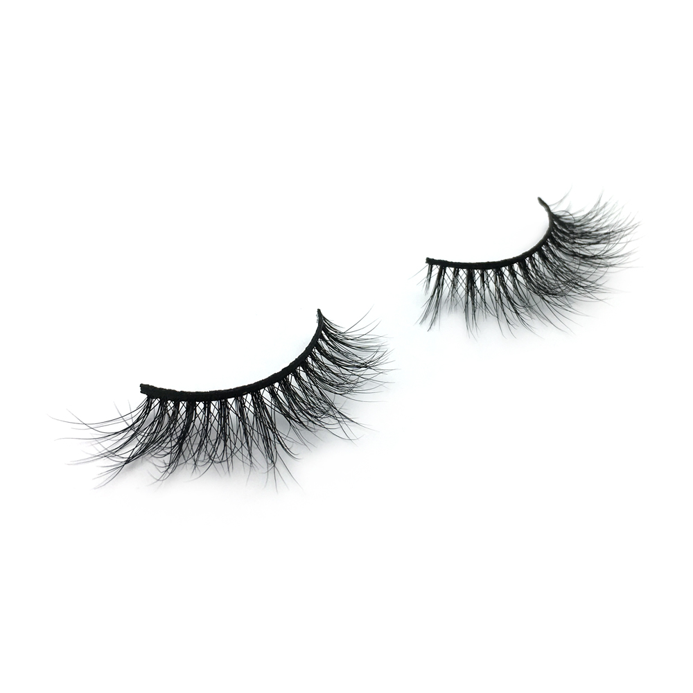 100% Handmade Real Mink Fur Strip Eyelashes Dramatic Look YY05